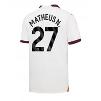 Pánský Fotbalový dres Manchester City Matheus Nunes #27 2023-24 Venkovní Krátký Rukáv